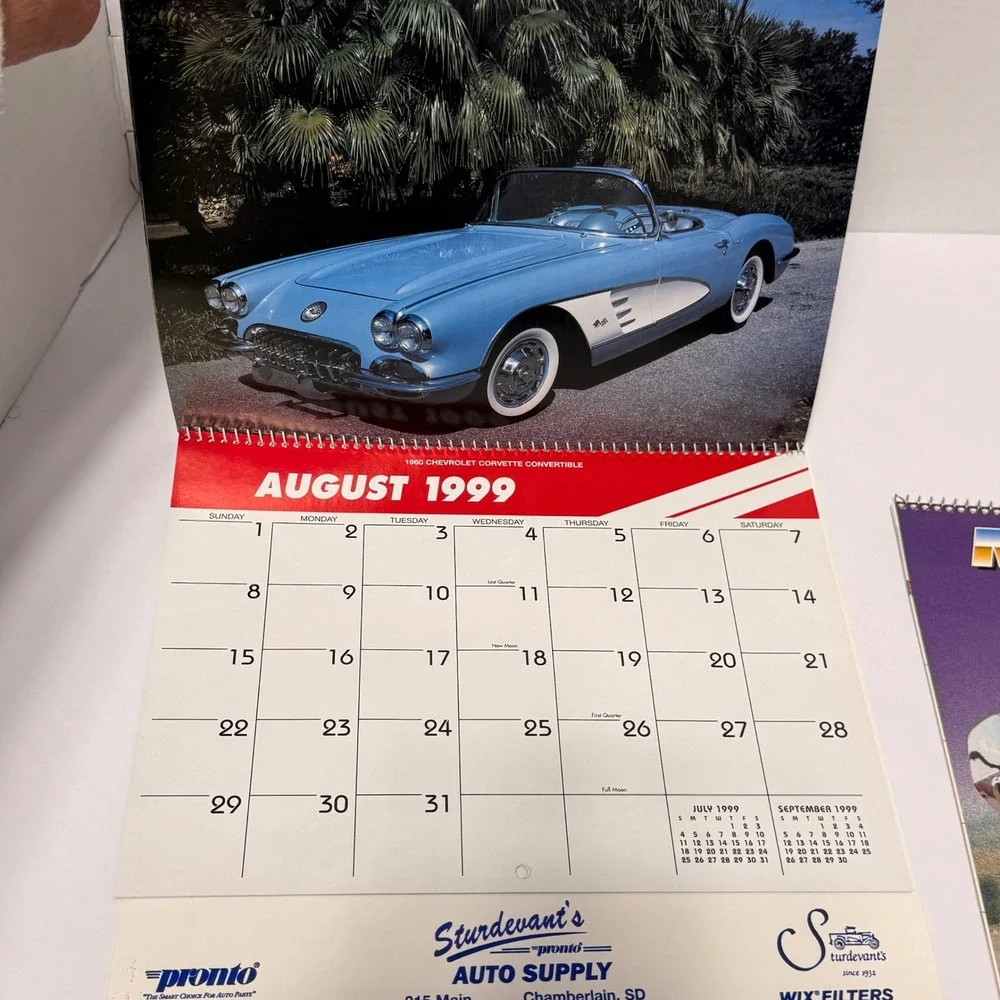 Vintage 1998 1999 Muscle Car Calendars Great American Cars Memorable Muscle Set